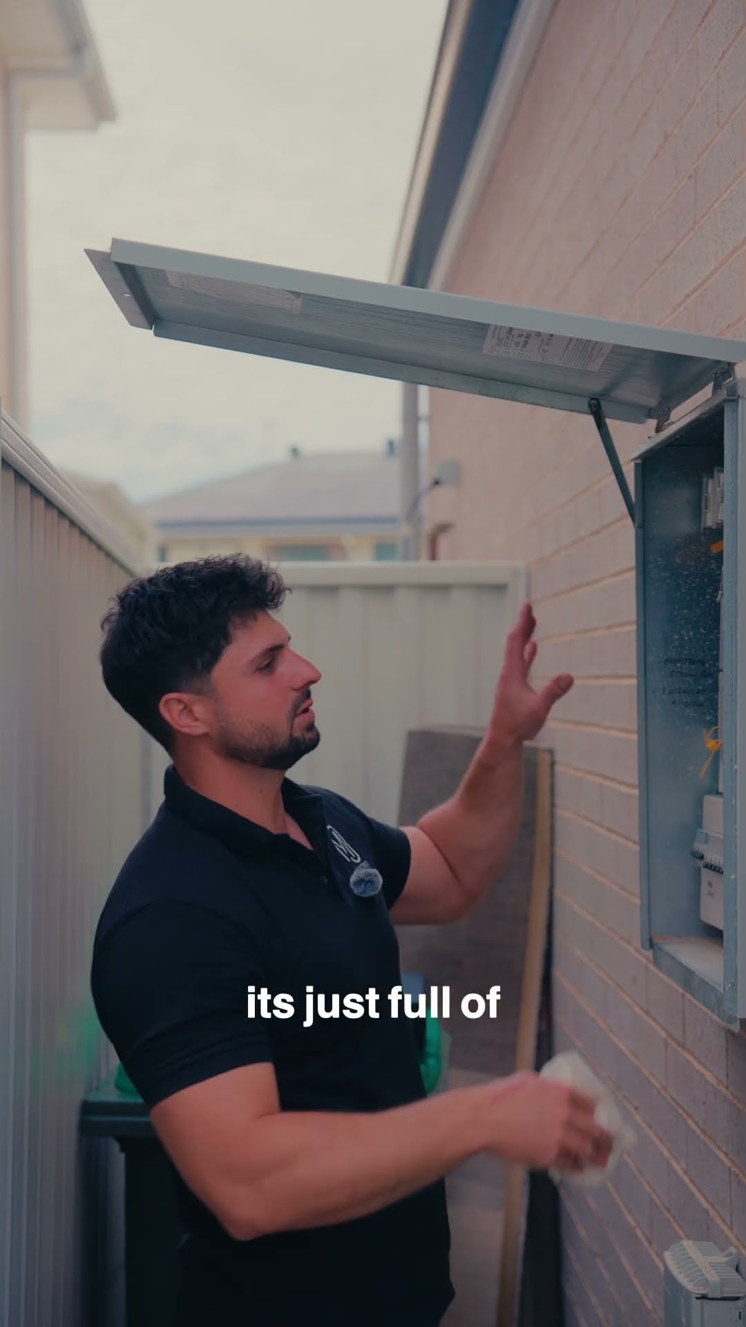 Brand new home, but look inside this switchboard